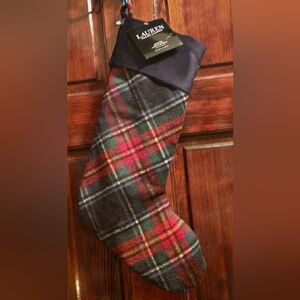 NWT Lauren Ralph Lauren Christmas Stocking Retails $200➕️!🎄🎁🎄🎅